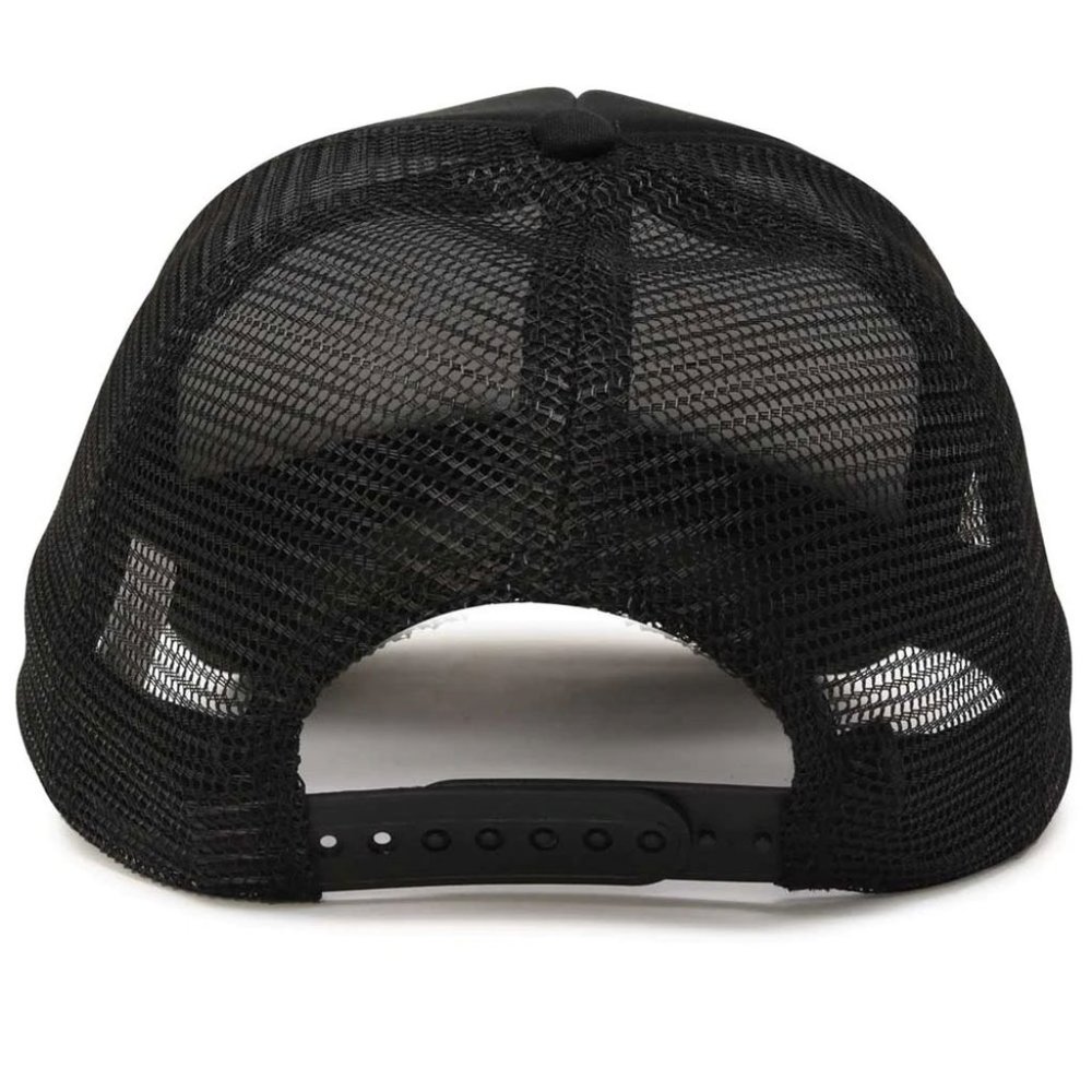 🆕Boo Ghost Disapproval Foam Trucker Hat Mesh Snapback Cap Black - Picture 2 of 2
